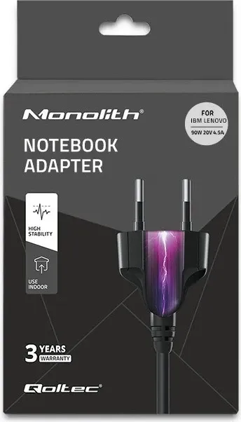 Adaptor i Fuqisë Qoltec 50093, 90 W, i Zi - 11