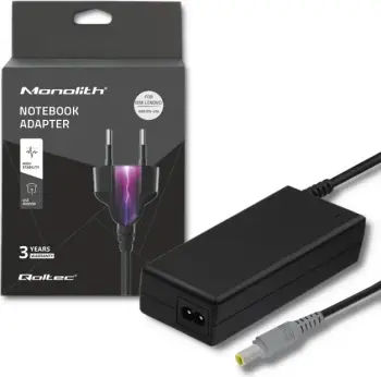 Adaptor i Fuqisë Qoltec 50093, 90 W, i Zi