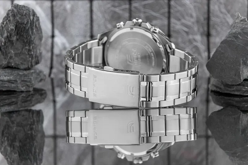 Orë dore për meshkuj Casio Edifice, argjendtë - 6