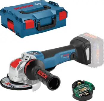 Mulli këndor Bosch GWX 18V-10 PSC, pa kabllo, X-LOCK, blu