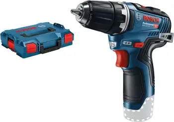 Pistoletë shpimi Bosch GSR 12V-35, pa kabllo, 12V, 1cm, 1750 RPM, zi/turkeze