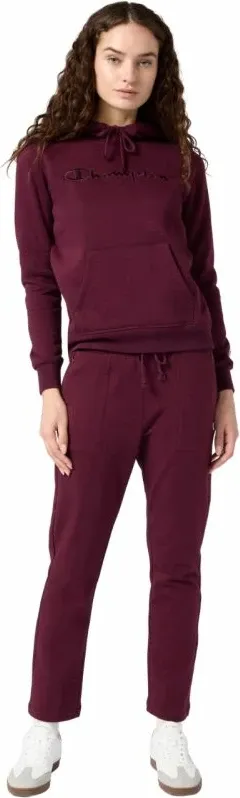 Pantallona slim Champion femra, burgundy - 6
