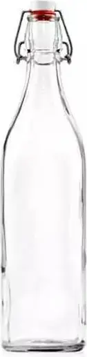 Shishe qelqi Bormioli Rocco Swing 1 L (1000 ml) transparente, set 6 copë