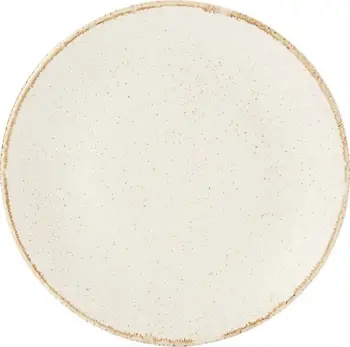 Pjatë e cekët porcelani Porland Seasons Sand Ø240 mm, 6 copë, krem/bezh