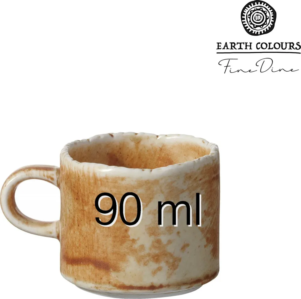 Filxhan espresso Fine Dine Constancy 90 ml, kafe, set 3 copë - 5