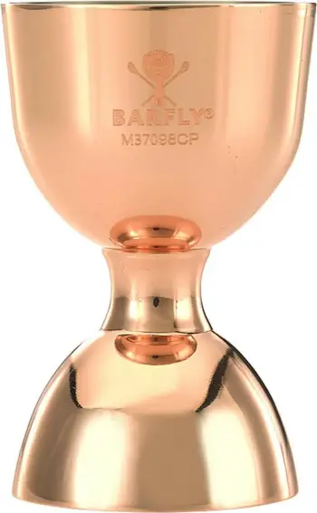 Jigger për bar BarFly 25/50 ml buzë e drejtë çelik inox 18/8 bakër
