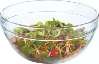 Tas sallate Arcoroc 6000 ml Ø290 mm qelq i kalitur, transparent, set 6 copë