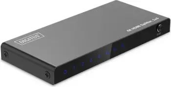 Splitter HDMI Digitus 4K, 1x4, HDMI, 4x HDMI, Micro USB, 3840 x 2160 pixels, i zi, metal