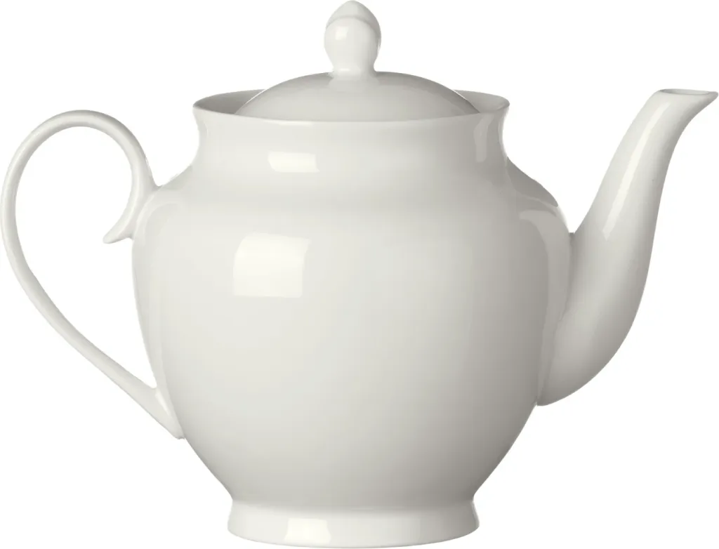 Çajnik porcelani, Fine Dine Pure, 1L, krem - 1
