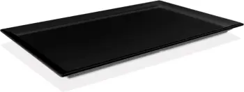 Tabaka melamine, Fine Dine, GN 2/4, 530x162 mm, e zezë