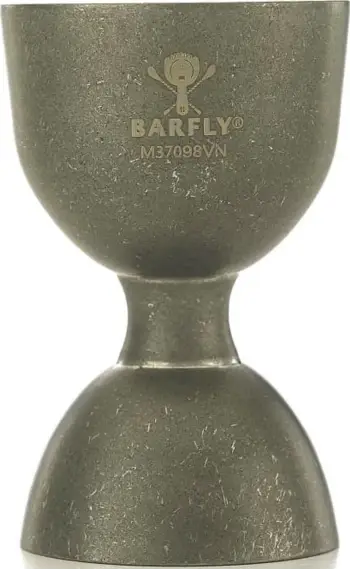 Jigger matës koktejesh, BarFly M37098VN, 25/50 ml, çelik inox 18/8, buzë e drejtë, silver matt