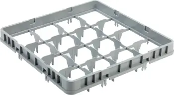 Shtesë shporte gotash, Amerbox, Type 1, 16 ndarje, diametër gotash deri 109 mm, polipropilen, gri
