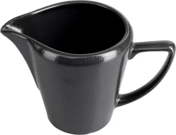 Kremiere porcelani Porland Seasons Coal 150 ml, e zezë, set 6 copë