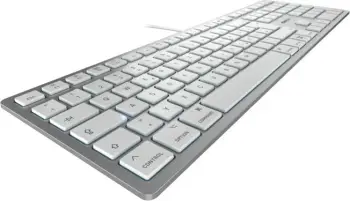Tastierë Cherry KC 6000C për Mac, Wired, USB, Scissor key switch, QWERTZ, Silver