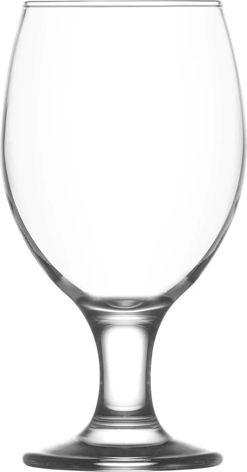 Gotë birre LAV HORECA Sofia 400 ml, transparente, set 6 copë - 1