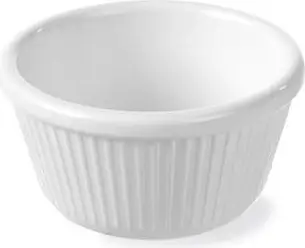 Tas ramekin melamine Fine Dine 100 ml 85x45 mm, i bardhë, set 6 copë