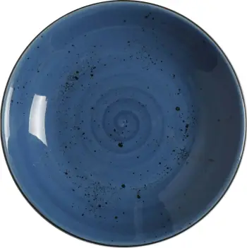 Pjatë coupe e thellë Fine Dine Iris 230 mm 900 ml porcelan, blu, set 6 copë