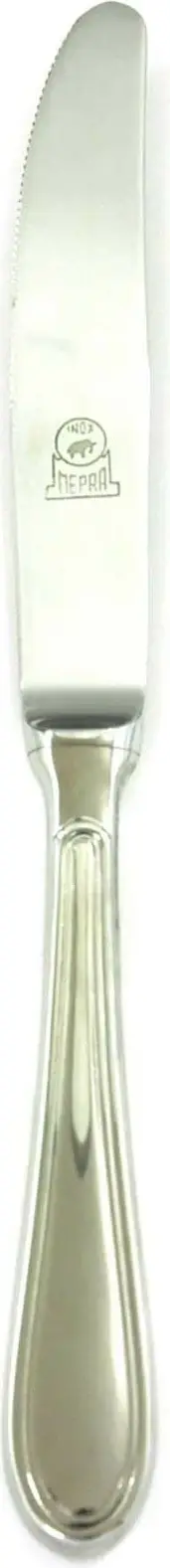 Thikë ëmbëlsirash Mepra Norma dore e zbrazët çelik inox 18/10 2.5 mm argjendtë