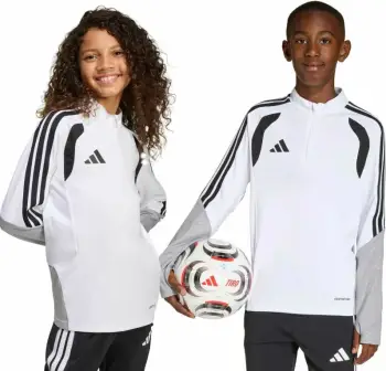Maicë trajnimi për fëmijë adidas, bardhë-gri