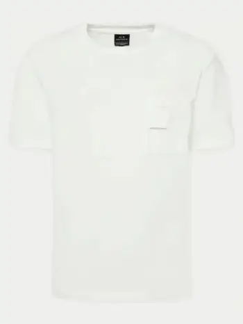 Maicë për meshkuj Armani Exchange, e bardhë