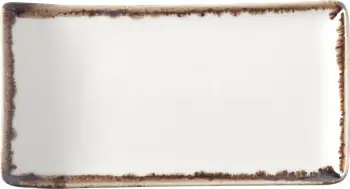 Pjatë servirjeje Fine Dine Vanilla 215x90 mm porcelan, krem, set 6 copë