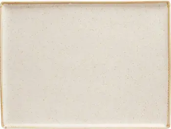 Tabaka drejtkëndore Porland Seasons Sand 350x260 mm, bezhë/krem, set 6 copë