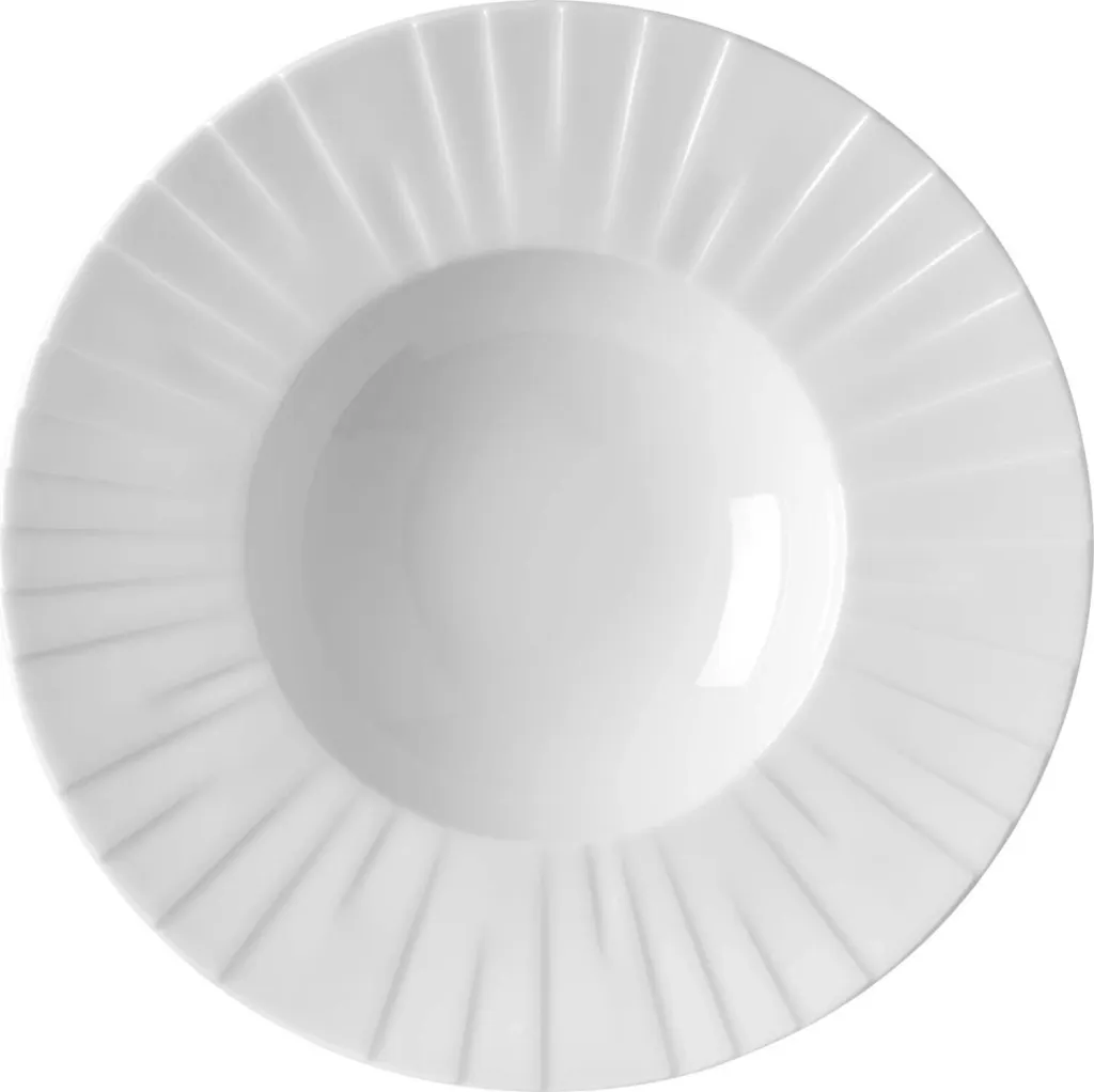 Pjatë pasta Fine Dine Selene 280 mm, krem, set 6 copë - 1