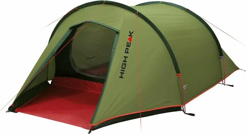 Tendë kampingu High Peak, e kuqe dhe e gjelbër - 3