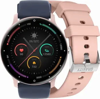Smartwatch Gravity për femra, rozë dhe kaltër