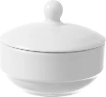 Sheqerore Fine Dine Bianco 100x(H)85mm, e bardhë, set 6 copë