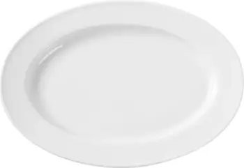 Pjatë ovale Fine Dine Bianco 390x270 mm, e bardhë, set 6 copë