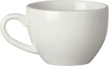 Filxhan cappuccino Fine Dine Pure Crema 240 ml, porcelan, krem, set 6 copë