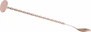 Lugë bari me shtypëse, Bar Up, çelik inox i veshur, 280x35 mm, bakër
