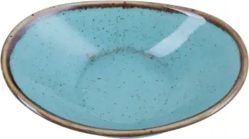 Pjatë mini ovale Porland Seasons Laguna 110 mm, blu qielli, set 6 copë