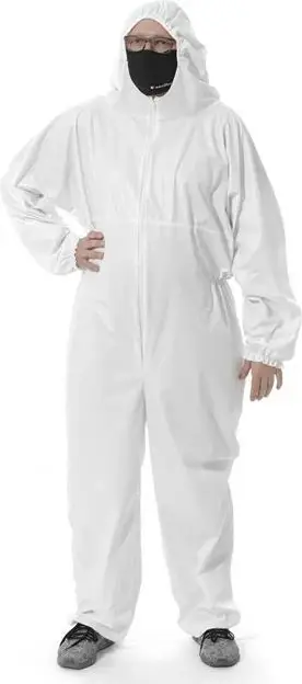 kombinezon mbrojtës, SANIFINE, L/XL, poliuretani i veshur, i larshëm 60°C, i bardhë
