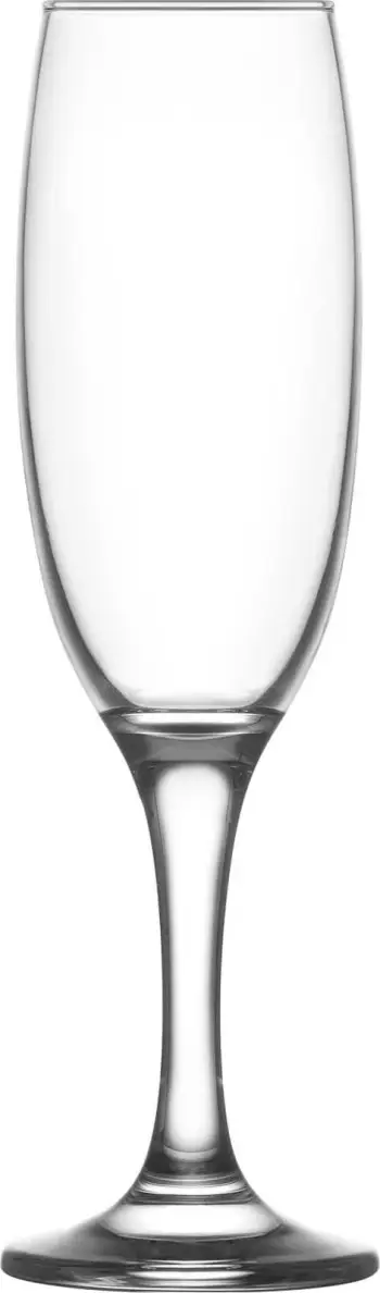Gotë shampanje LAV HORECA Aspen 220 ml transparente, set 12 copë
