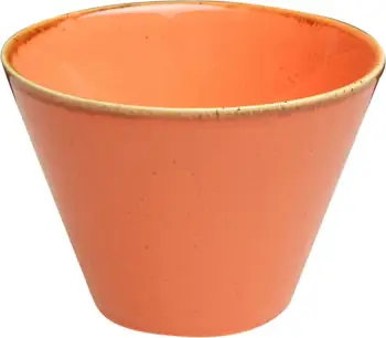Tas konik Porland Seasons Amber 200 ml, Ø95 mm, portokalli, set 6 copë