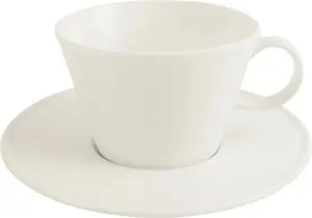 Filxhan espresso Porland Line 90 ml, porcelan, krem, set 6 copë