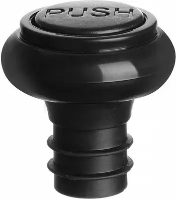 Tapa vakumi për verë, BarUp, Ø40 x 40 mm, e zezë, set 2 copë