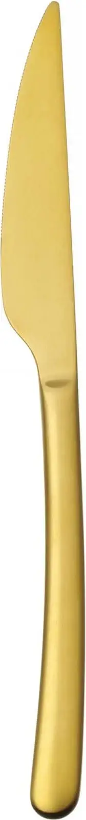 Thikë tavoline OVE Amarone Gold 237 mm, çelik inox 18/10, ari, set 12 copë
