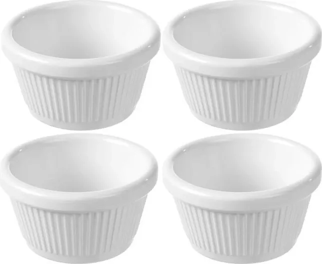 ramekin melamine Fine Dine 70 mm 50 ml i bardhë set 4 copë - 1