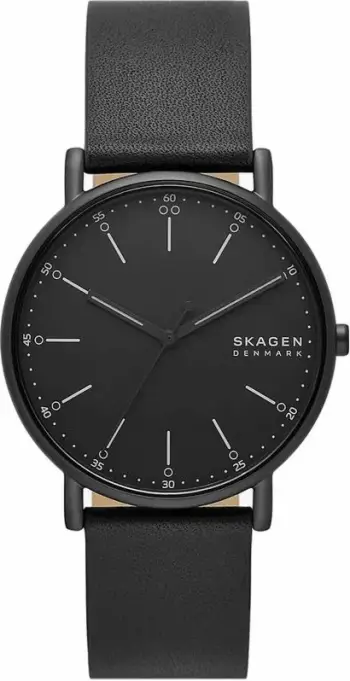 Orë dore për meshkuj Skagen, e zezë