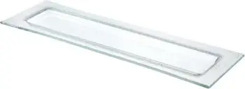 Tabaka qelqi bufeti, Fine Dine Vetro GN 2/4, GN 2/4, transparente