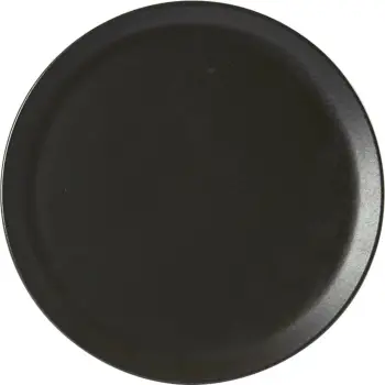 Pjatë pice Porland Seasons Coal Ø280 mm porcelan, e zezë, set 6 copë