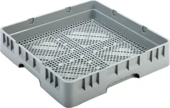 Shportë takëmesh, Amerbox, 500x500x101 mm, polipropilen, gri
