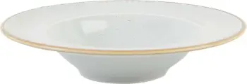 Pjatë pasta Porland Seasons Ashen Ø260 mm porcelan, e hirtë, set 6 copë