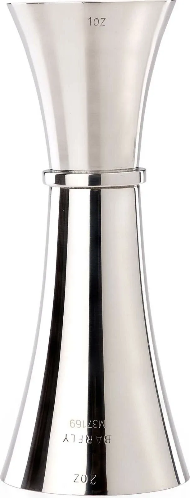 Jigger matës pije, BarFly Yakuza, 2 oz, çelik inox 18/8, argjend - 1