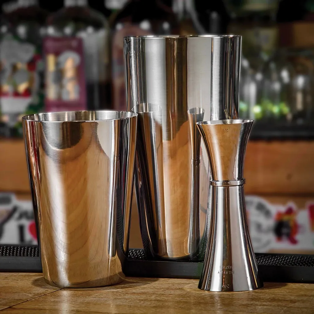 Jigger matës pije, BarFly Yakuza, 2 oz, çelik inox 18/8, argjend - 5