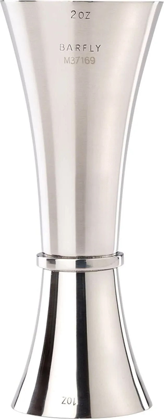Jigger matës pije, BarFly Yakuza, 2 oz, çelik inox 18/8, argjend - 7