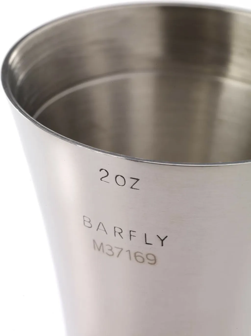 Jigger matës pije, BarFly Yakuza, 2 oz, çelik inox 18/8, argjend - 8